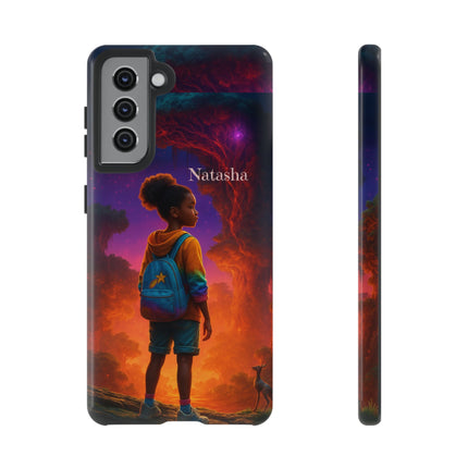 Limitless Wonder - Girl - Samsung Galaxy phone case - personalized