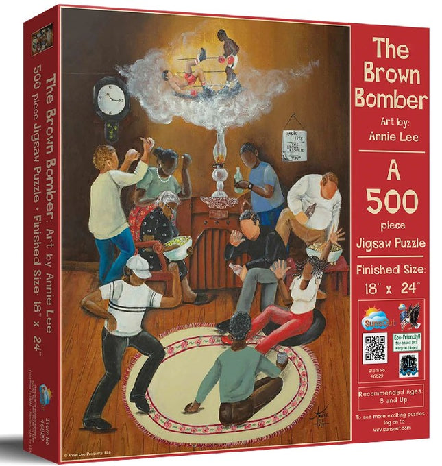 The Brown Bomber - 500 piece jigsaw puzzle