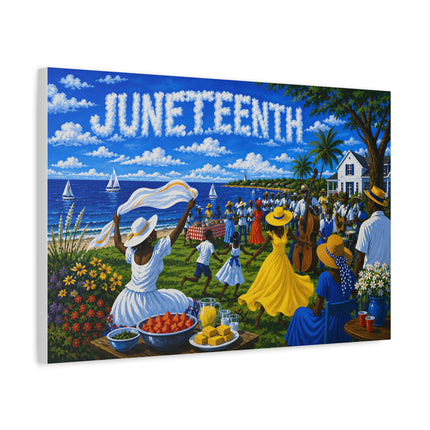Juneteenth Gullah Gathering Canvas Print