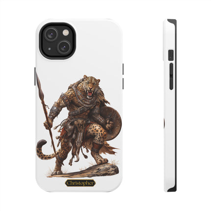 Thabo the Leopard – Spear of the Savanna - iPhone Case
