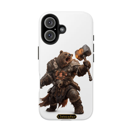 Boris the Bear – Hammer of the North - iPhone Case