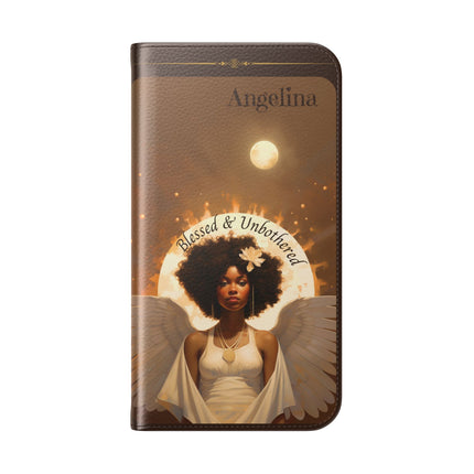 Blessed and Unbothered - iPhone Flip Case