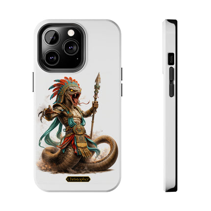 Xolotl the Cobra – Serpent of the Sun Temple - iPhone Case