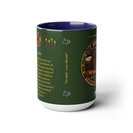 Six Triple Eight Postal Battalion - 15oz green mug