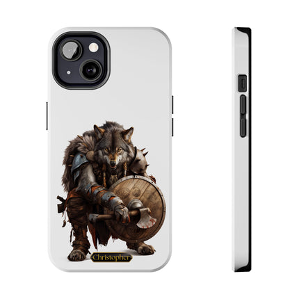 Ragnar the Wolf – Viking Berserker iPhone Case
