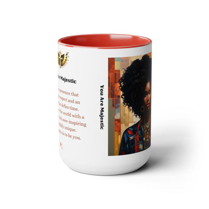 You Are Majestic mug - 15oz - personalized