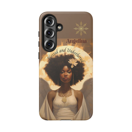 Blessed and Unbothered - Samsung Galaxy phone case - personalized