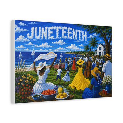 Juneteenth Gullah Gathering Canvas Print