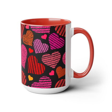 Valentine's Day - Heart Mug - 15oz