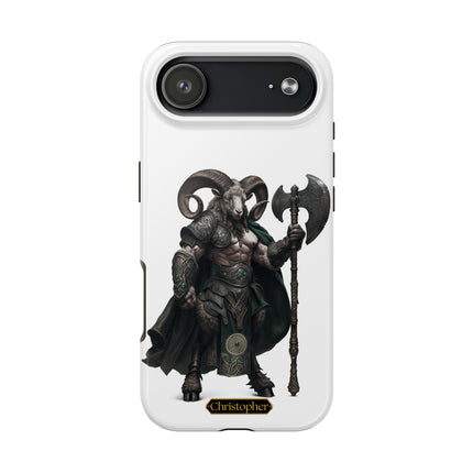 Caelan the Ram – Warden of the Clans - iPhone Case