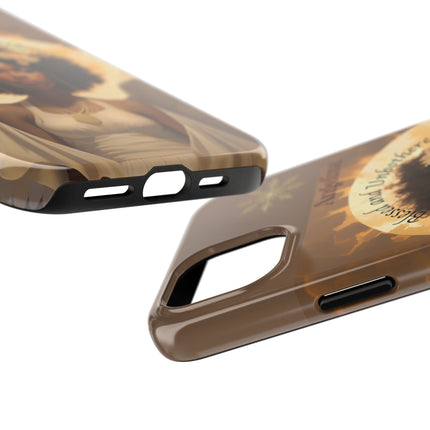 Blessed and Unbothered - iPhone Case - personalized