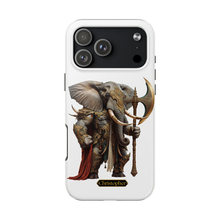 Rajah the Elephant – Guardian of the Golden Empire - iPhone Case