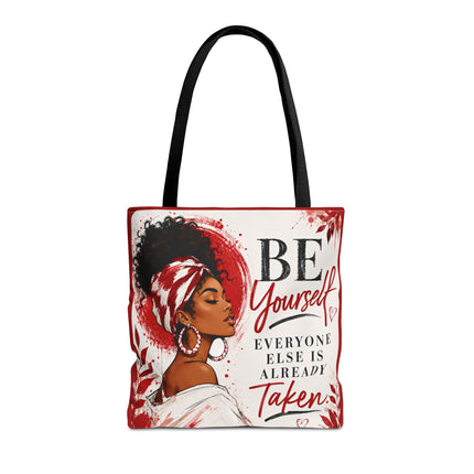 Be Yourself - Tote Bag - red