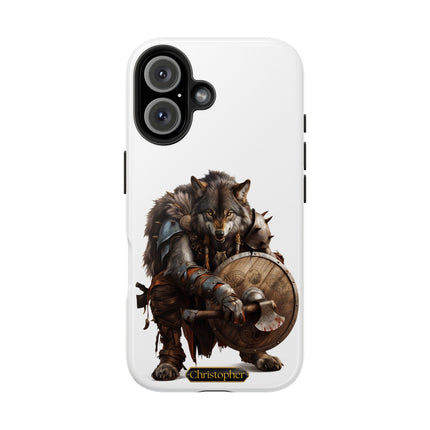 Ragnar the Wolf – Viking Berserker iPhone Case