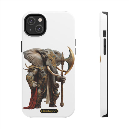 Rajah the Elephant – Guardian of the Golden Empire - iPhone Case