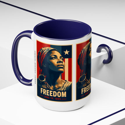Juneteenth Freedom - 15oz Mug