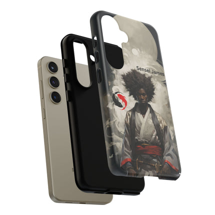 Black Samurai Warrior - Samsung Galaxy phone case - personalized