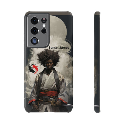 Black Samurai Warrior - Samsung Galaxy phone case - personalized