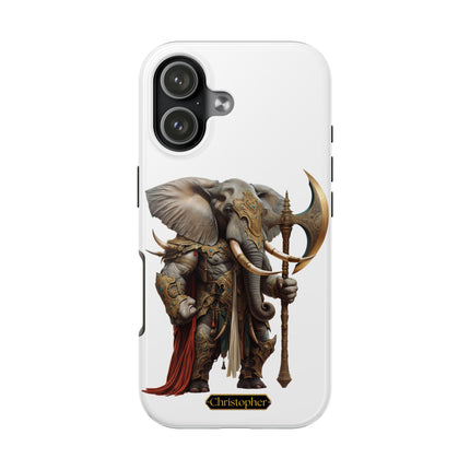 Rajah the Elephant – Guardian of the Golden Empire - iPhone Case