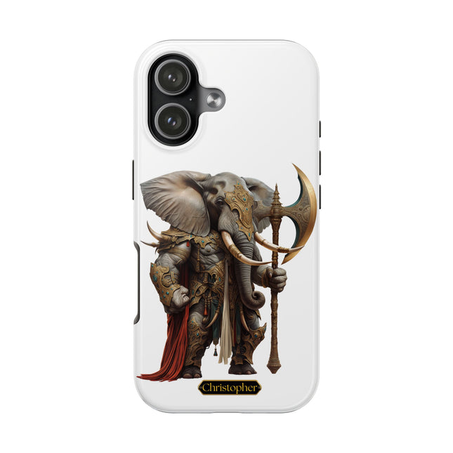Rajah the Elephant – Guardian of the Golden Empire - iPhone Case