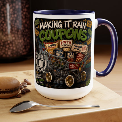 Making It Rain Coupons™ – 15oz Accent Mug