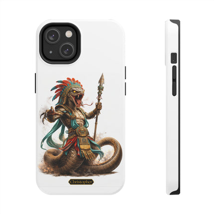 Xolotl the Cobra – Serpent of the Sun Temple - iPhone Case