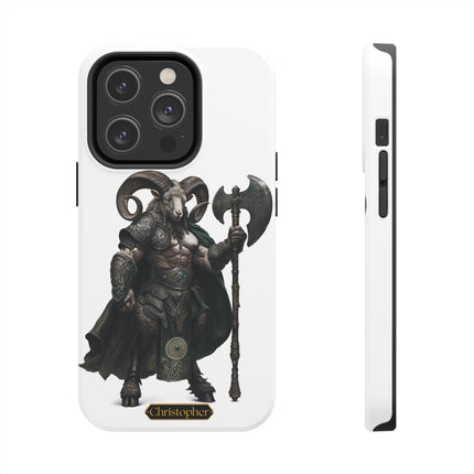 Caelan the Ram – Warden of the Clans - iPhone Case