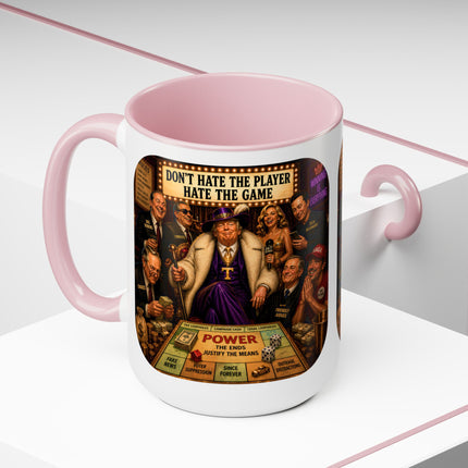Don't Hate The Player - Hate The Game - 15oz mug