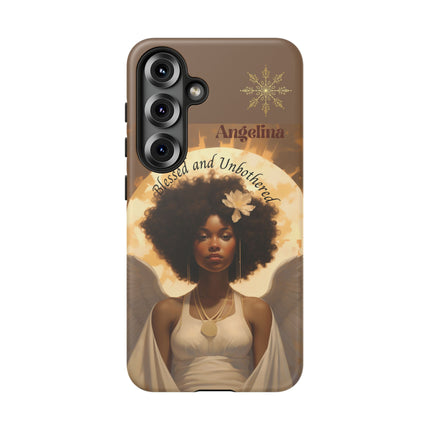 Blessed and Unbothered - Samsung Galaxy phone case - personalized