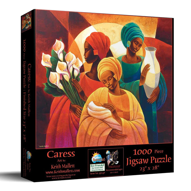 Caress – 1000 Piece Jigsaw Puzzle by Keith Mallett