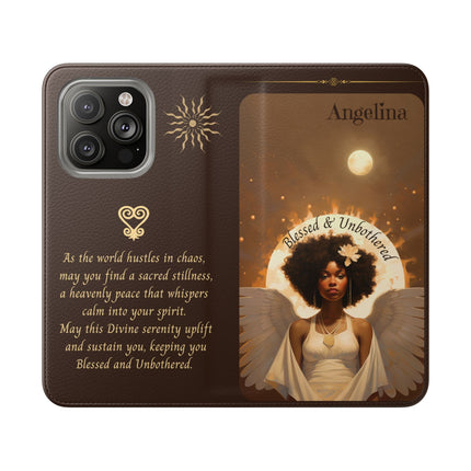 Blessed and Unbothered - iPhone Flip Case