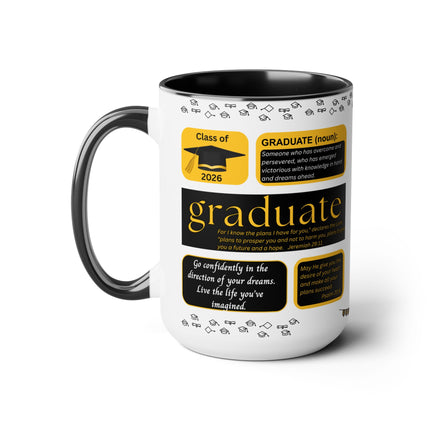 Graduation Mug - Class of 2026 - 15oz - color
