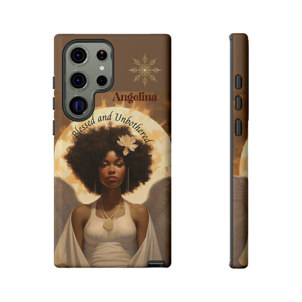 Blessed and Unbothered - Samsung Galaxy phone case - personalized