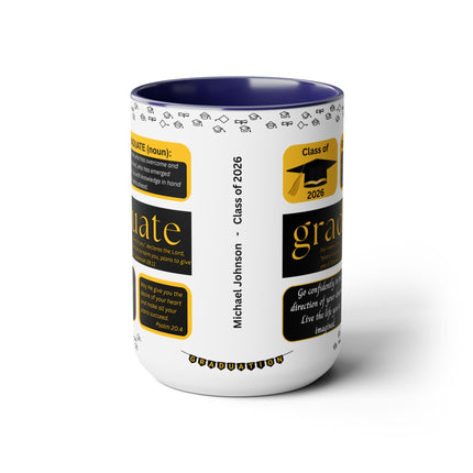 Graduation Mug - Class of 2026 - 15oz - color