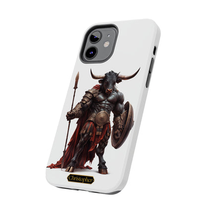 Leonas the Bull – Shield of Sparta - iPhone Case