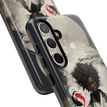 Black Samurai Warrior - Samsung Galaxy phone case - personalized
