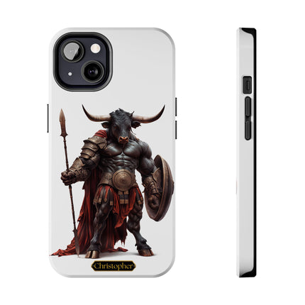 Leonas the Bull – Shield of Sparta - iPhone Case