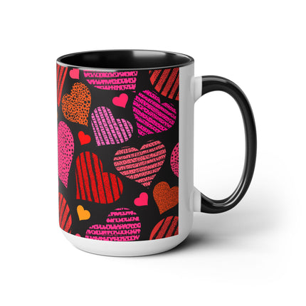 Valentine's Day - Heart Mug - 15oz