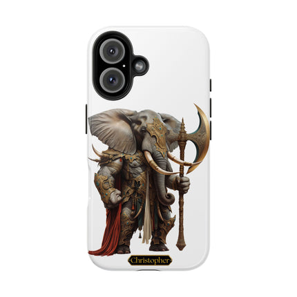 Rajah the Elephant – Guardian of the Golden Empire - iPhone Case