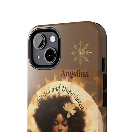 Blessed and Unbothered - iPhone Case - personalized