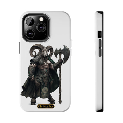Caelan the Ram – Warden of the Clans - iPhone Case