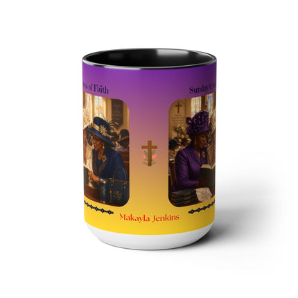 Sunday Crowns of Faith - 15oz mug