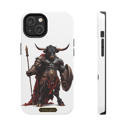 Leonas the Bull – Shield of Sparta - iPhone Case