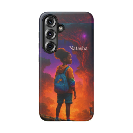 Limitless Wonder - Girl - Samsung Galaxy phone case - personalized
