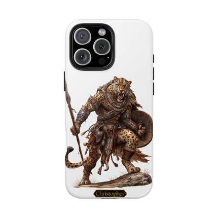 Thabo the Leopard – Spear of the Savanna - iPhone Case
