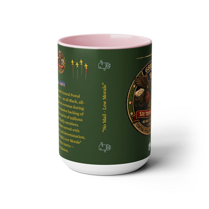 Six Triple Eight Postal Battalion - 15oz green mug