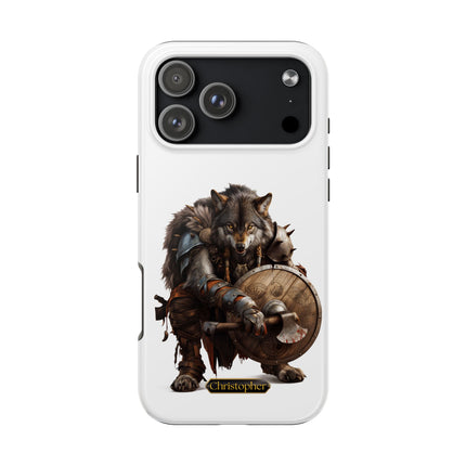 Ragnar the Wolf – Viking Berserker iPhone Case