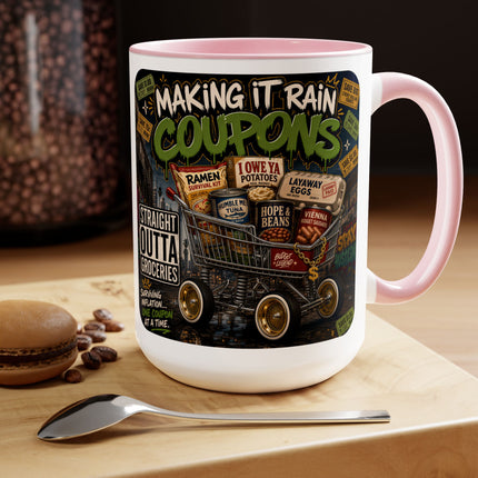 Making It Rain Coupons™ – 15oz Accent Mug