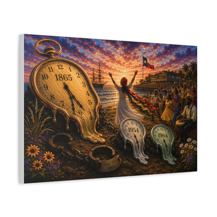 Juneteenth: The Long Arc of Freedom Canvas Print