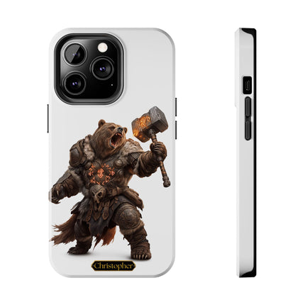 Boris the Bear – Hammer of the North - iPhone Case